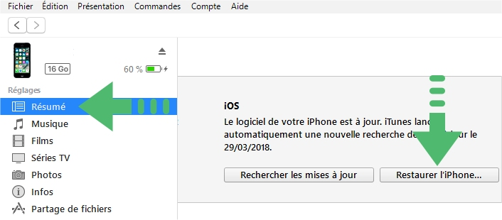 choisir site et naviguer