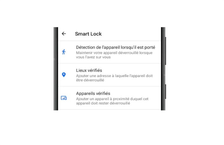 choisir un type de deverrouillag