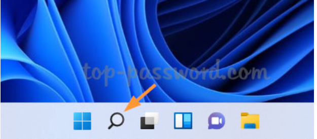 Appuyez sur l'icône Recherche