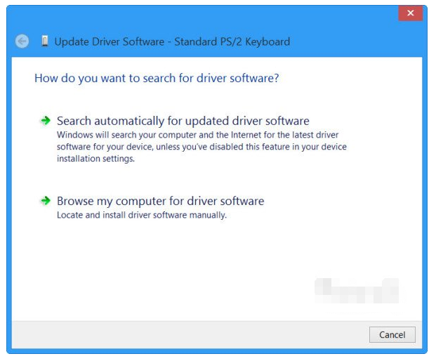 Rechercher les mises à jour automatiques des pilotes 