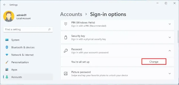 Cliquez sur Modifier