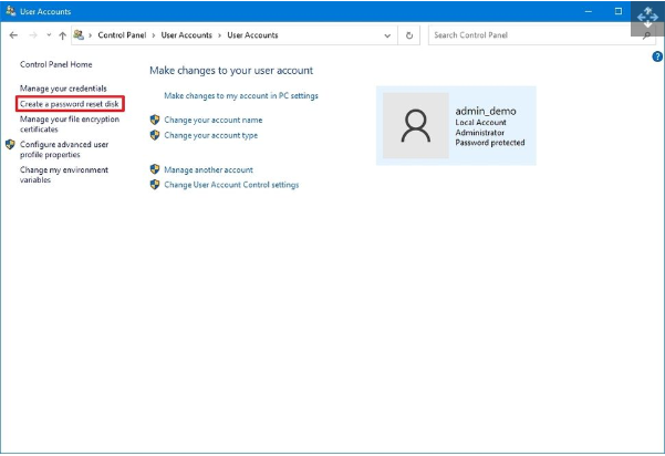 Générez un fichier nommé userkey.psw