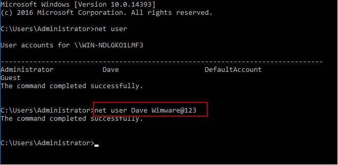 saisir nouveau mot de pass