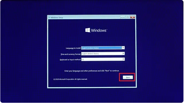 Sélectionnez la langue et le fuseau horaire