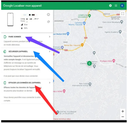 Effacer les données de l’appareil avec trois options à choisir