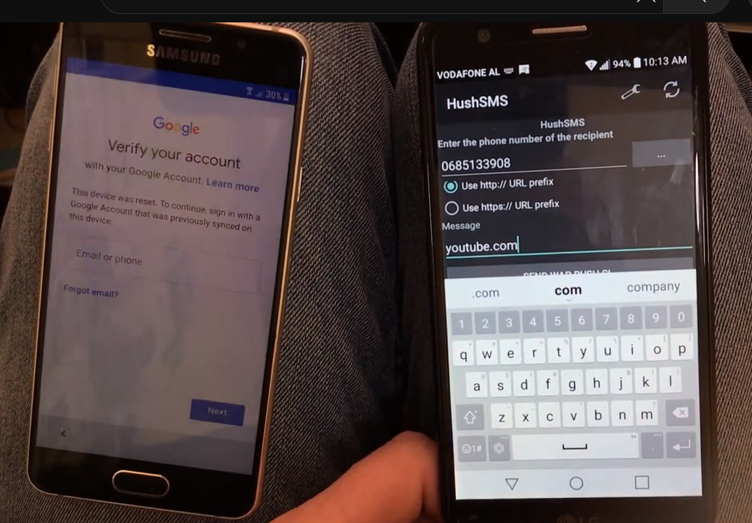 Saisissez le numéro de l'appareil à débloquer
