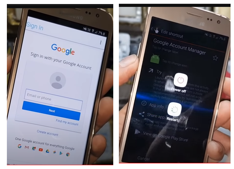 rechercher Google Account Manager