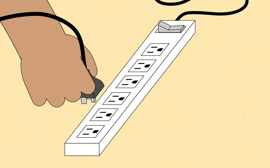 Vérifier l'alimentation de la prise