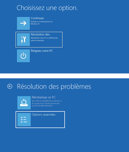 corrigez le code d'erreur 0xc00000e en mode sans échec