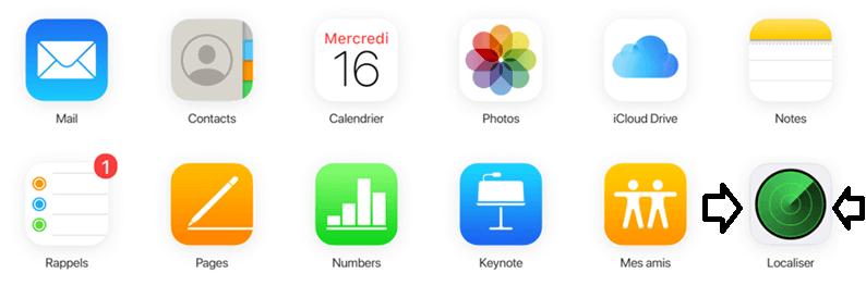 Cliquez sur Appareils et sélectionnez votre iPhone