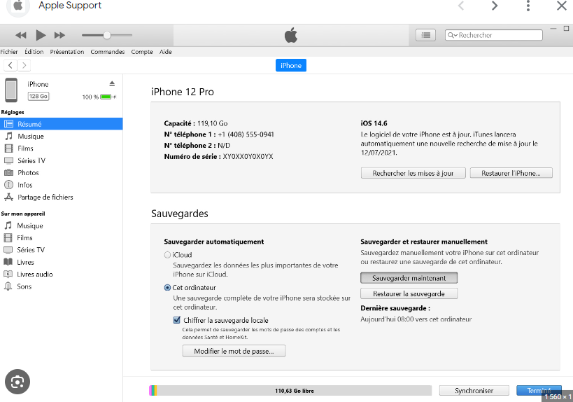 connectez à  un ordinateur 