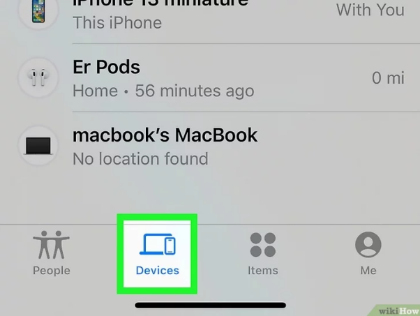 lancer localiser mon iphone
