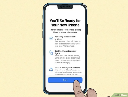 reconfigurer votre iphone