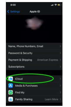 Utilisez iCloud pour sauvegarder des données