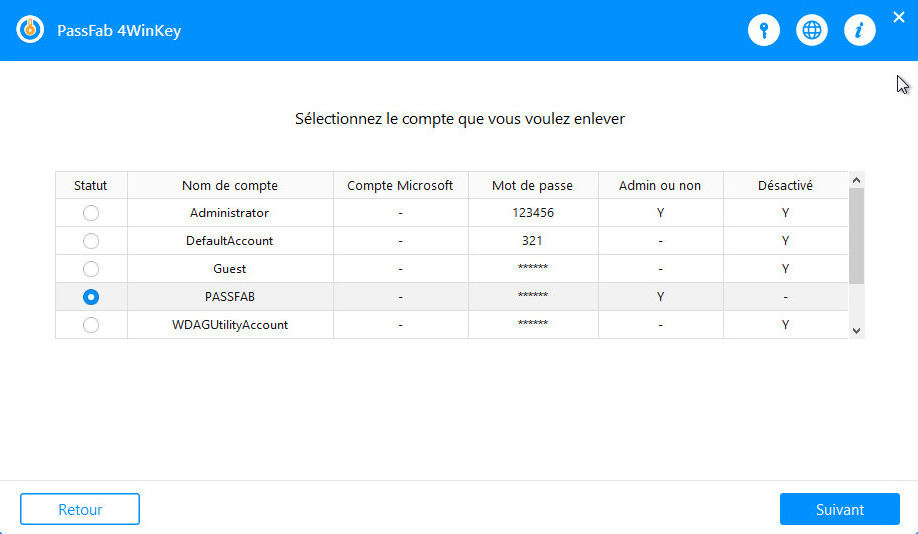 supprimer compte