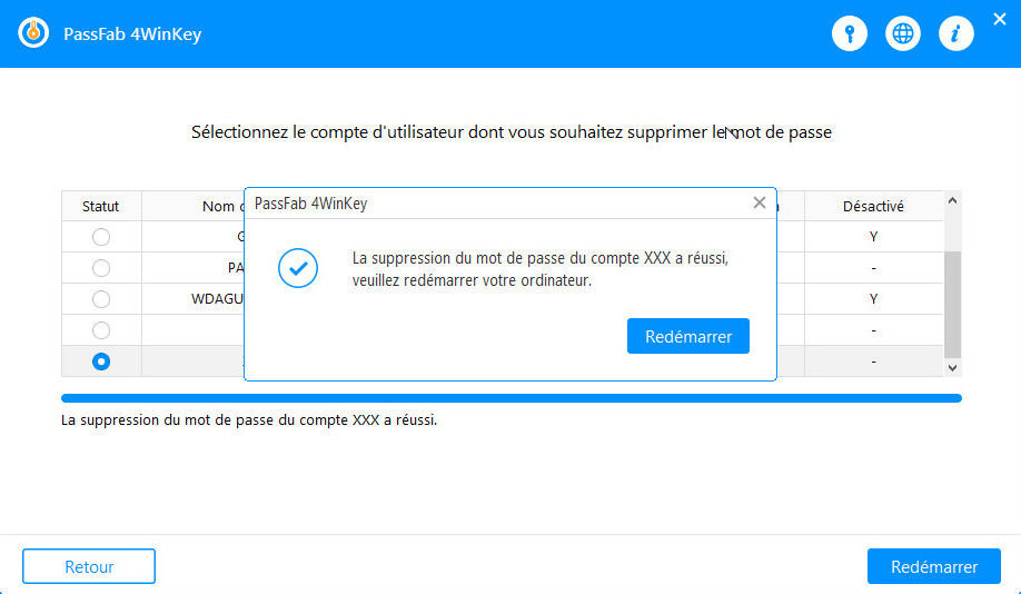 réinitialiser le mot de passe 4