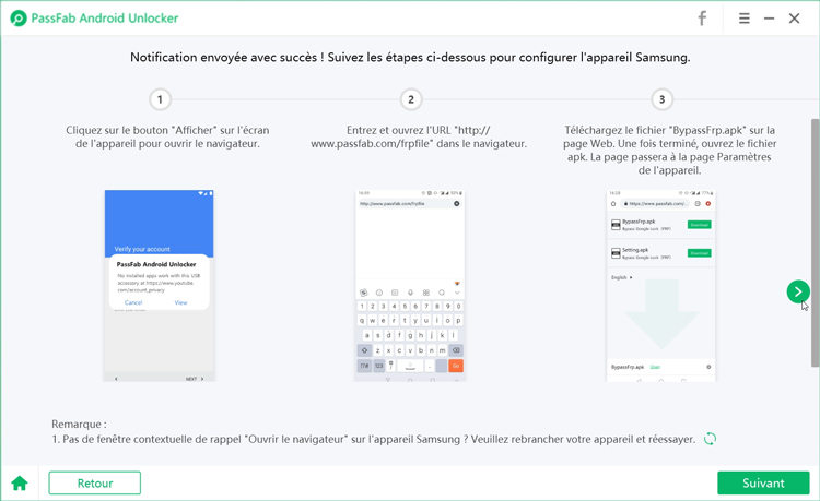 notification envoyee