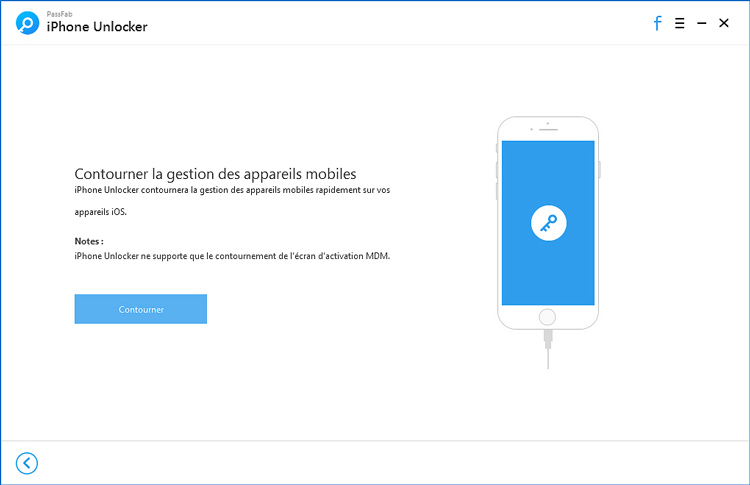 commencer à contourner mdm dans passfab iphone unlocker