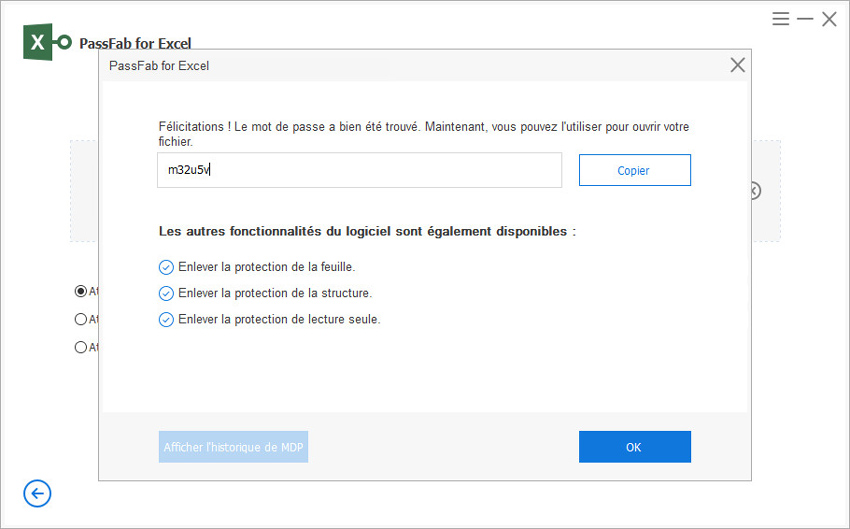 mot de passe trouvé