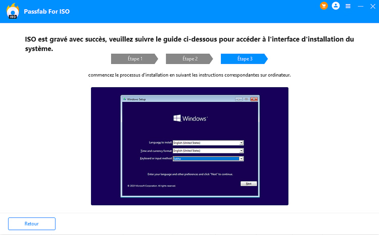 entrez dans le processus d'installation du système et suivez le guide du système