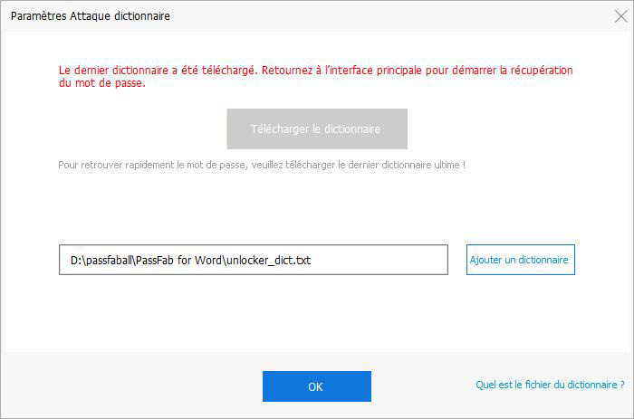 ajouter dictionnaire