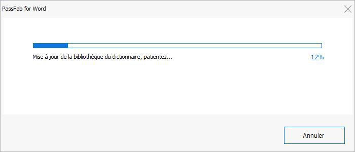 mise à jour dictionnaire