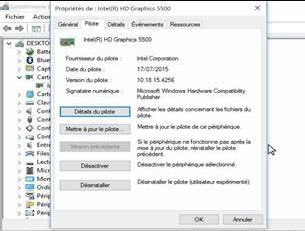 desinstaller pilote