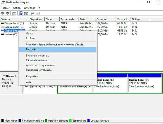 Comment réparer un disque dur externe non reconnue sous windows