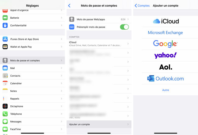 Changer Mot De Passe Mail Iphone Tuto pour afficher ou changer mot de passe mail iPhone