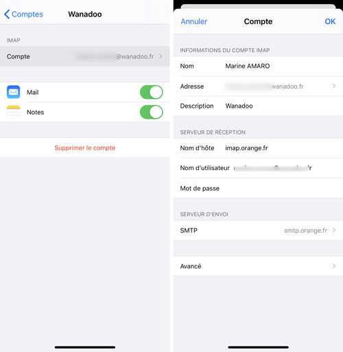 Tuto Pour Afficher Ou Changer Mot De Passe Mail Iphone