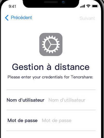 Desactiver gestion a distance iphone