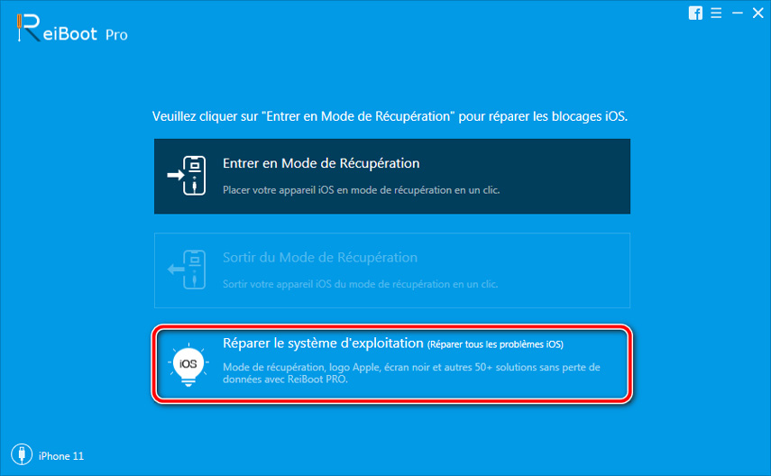 reparer avec reiboot
