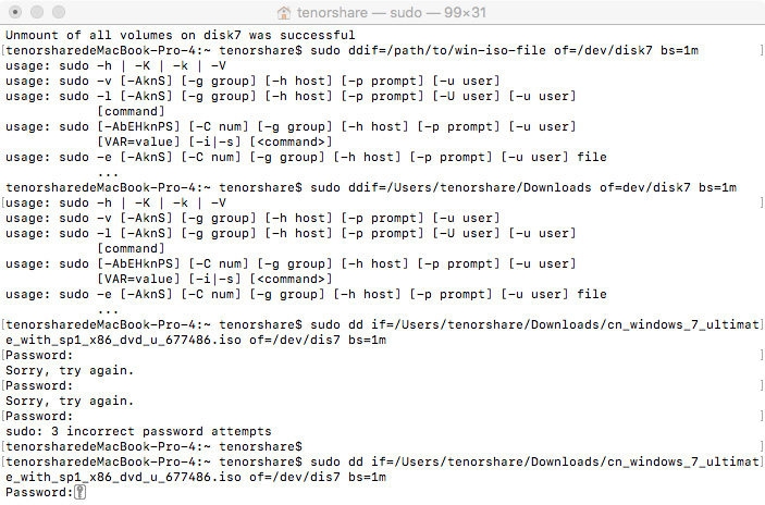 créer une clé usb bootable sous mac