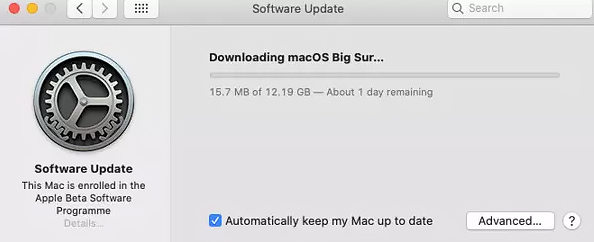 téléchargement macos big sur