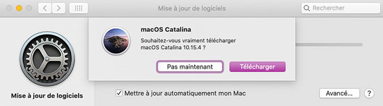 Télécharger macOS Catalina