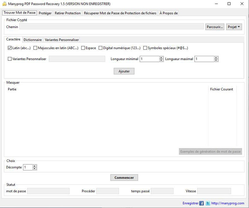manyprog pdf password remover