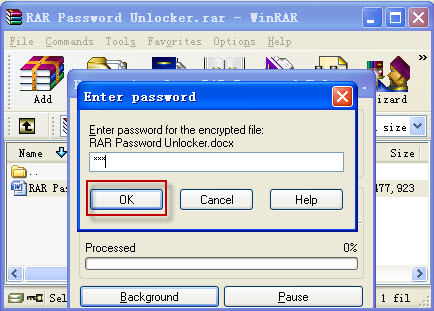 rar password unlocker
