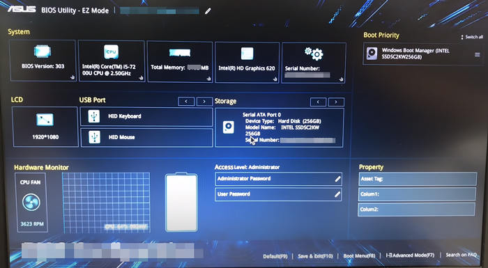 bios asus