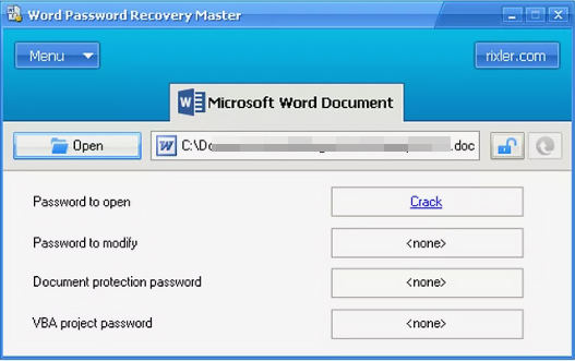 word password recovery master